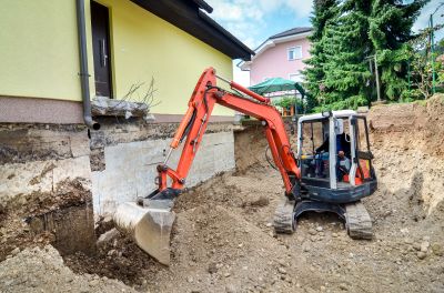 Excavation for Foundation Repair