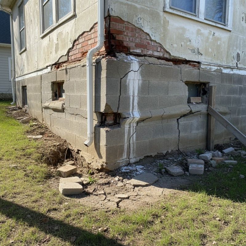 Foundation Crack Repair detail